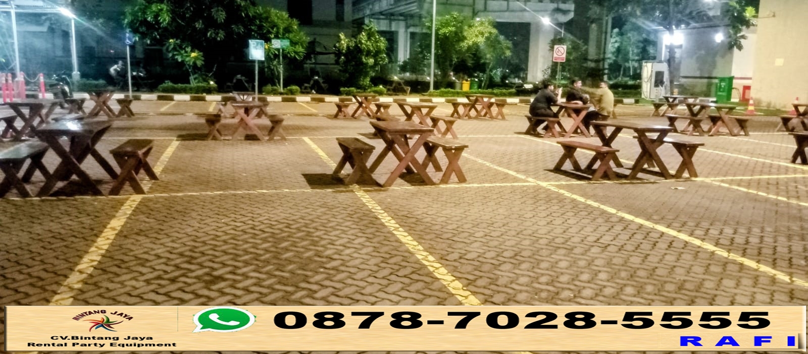 Rental Meja kursi Taman Event Di MRT MMC Kelapa Gading