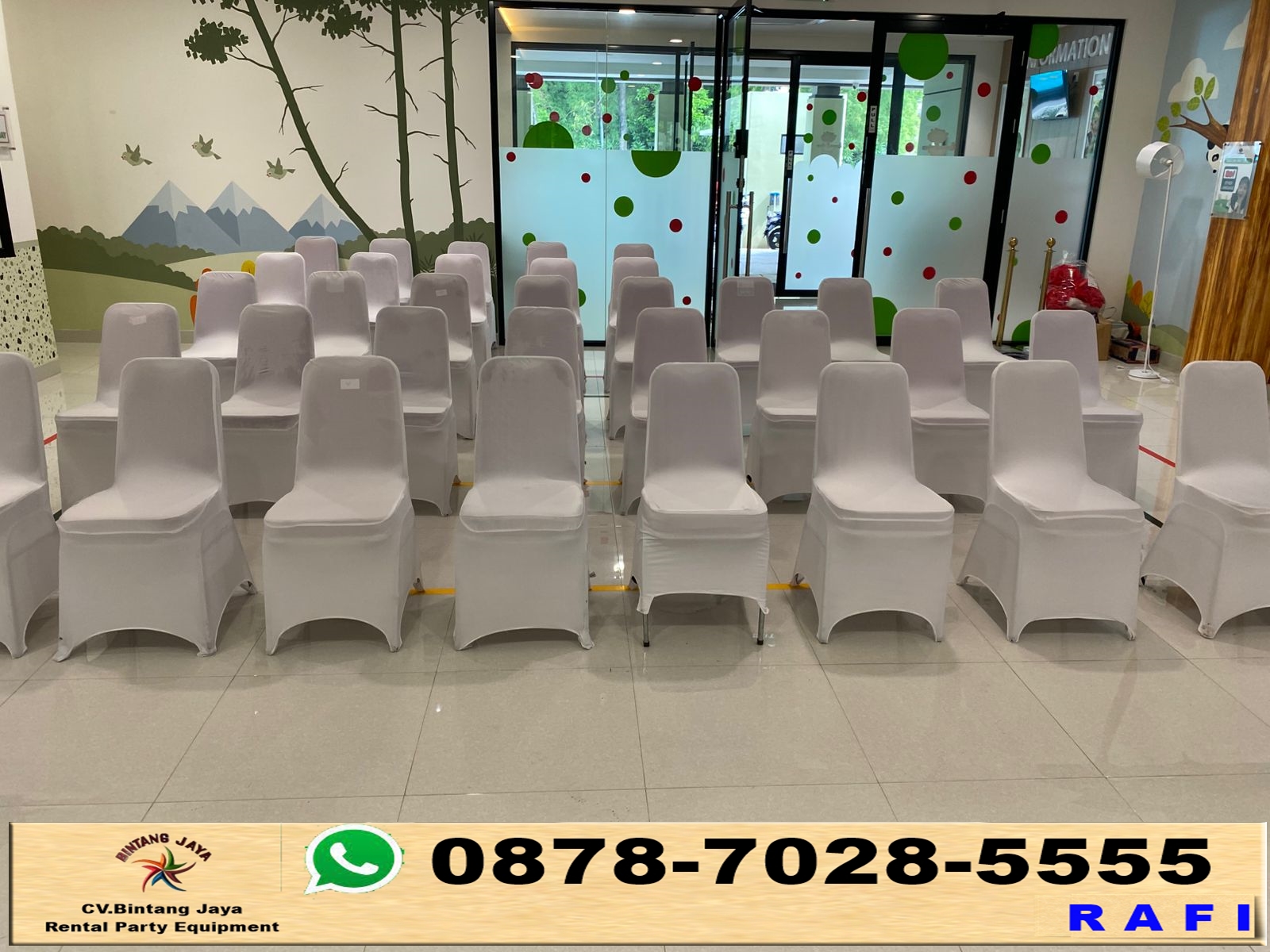 Melayani Sewa Futura Sarung Kursi Putih Depok