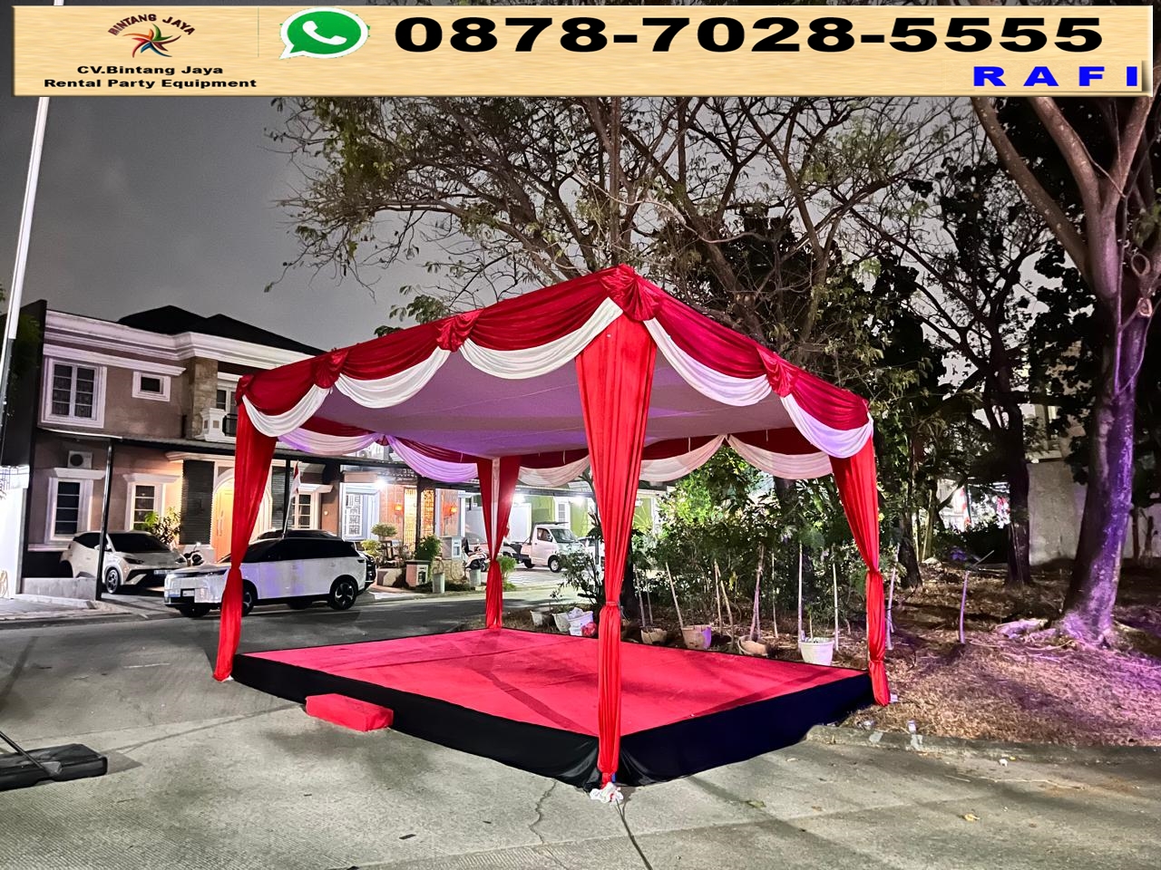 Rental Tenda Plafon Untuk Panggung HUT RI 81 Cikarang