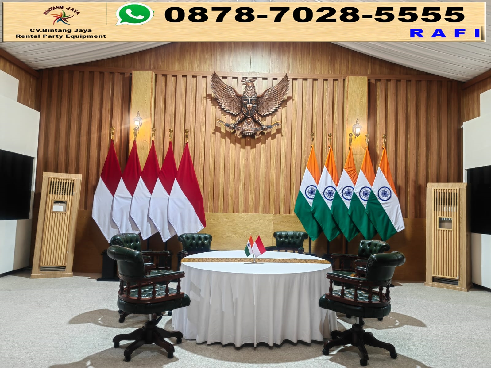 Sewa Sarnafil, Tiang Bendera, Arm Chairs, Kursi, Meja Dan Panggung Jakarta