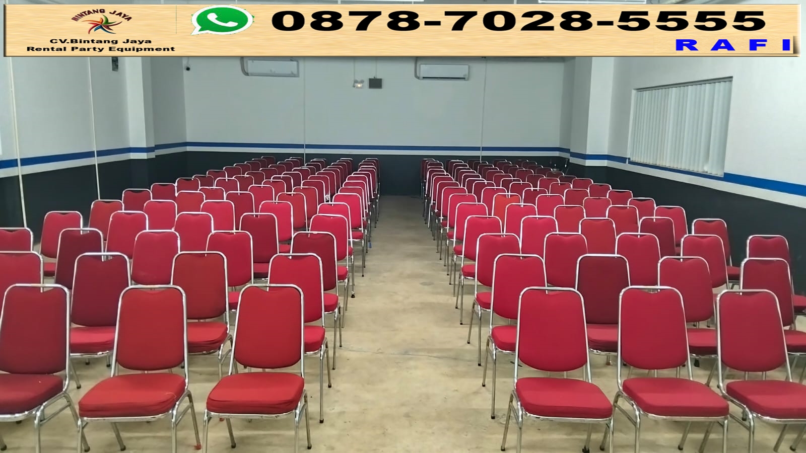Sewa Kursi Futura Polos Dan Meja Cover Sekerting Putih Rawa Buaya 0878-7028-5555
