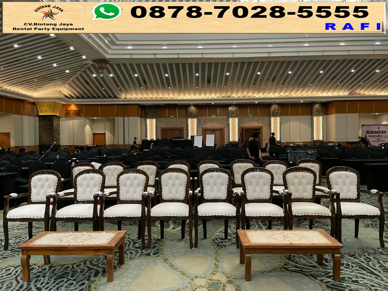 Rental Arm Chairs VIP Jakarta 0878-7028-5555