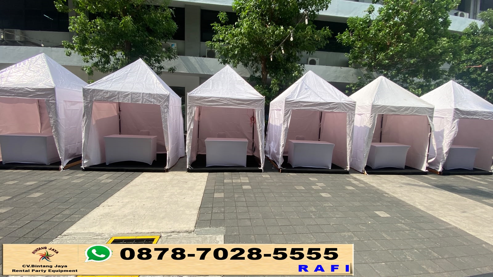 Rental Sewa Tenda Bazar Plus Meja Event Di Campus Untar 1