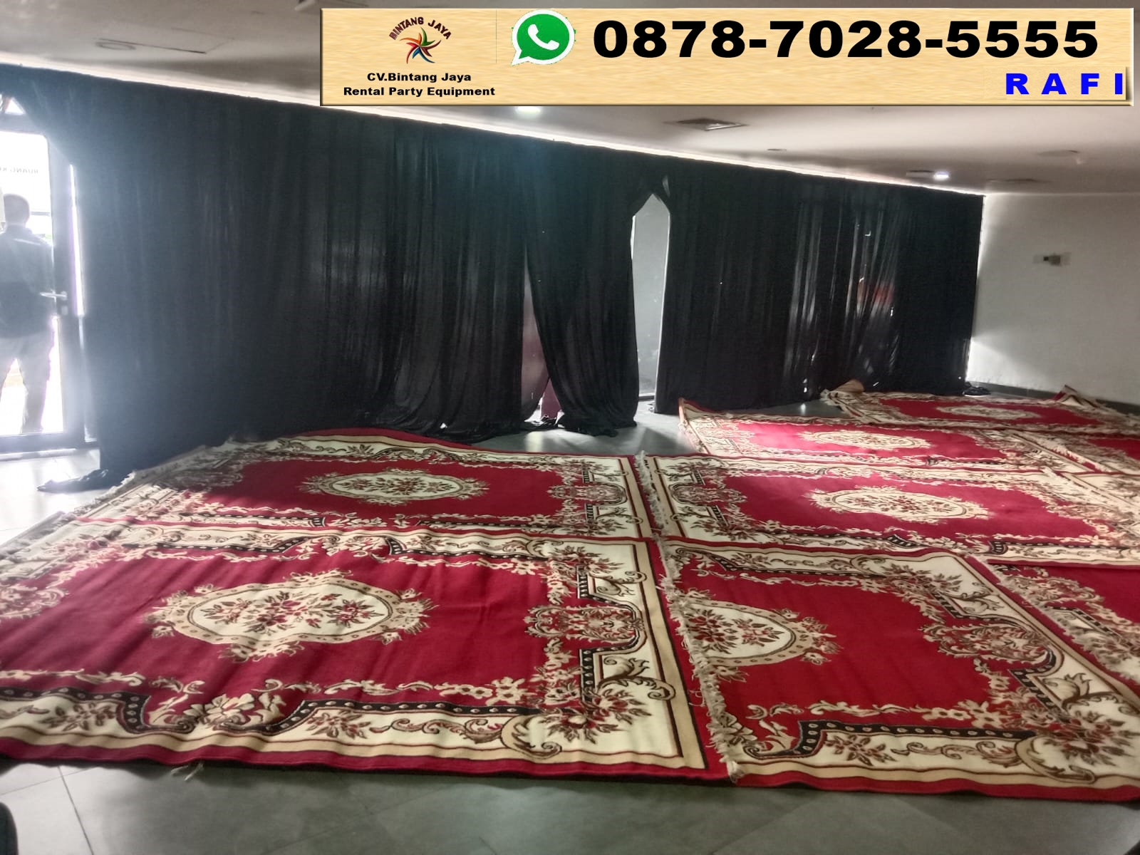 Sewa Karpet Permadani Merah Jakarta Pusat 0878-7028-5555