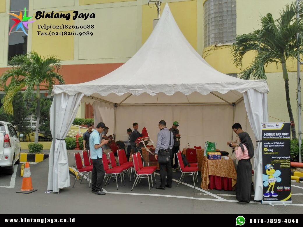 Jasa Sewa tenda kerucut murah Johar Baru jakarta Pusat