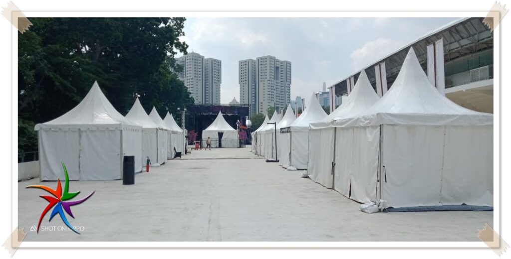 Rental Tenda Kerucut Acara Festival Senayan 