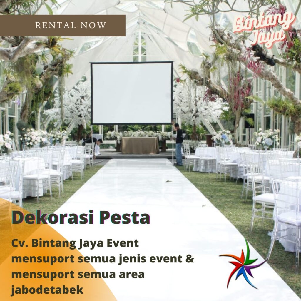 Sewa Paket Wedding Outdoor Lengkap Kota Tangerang