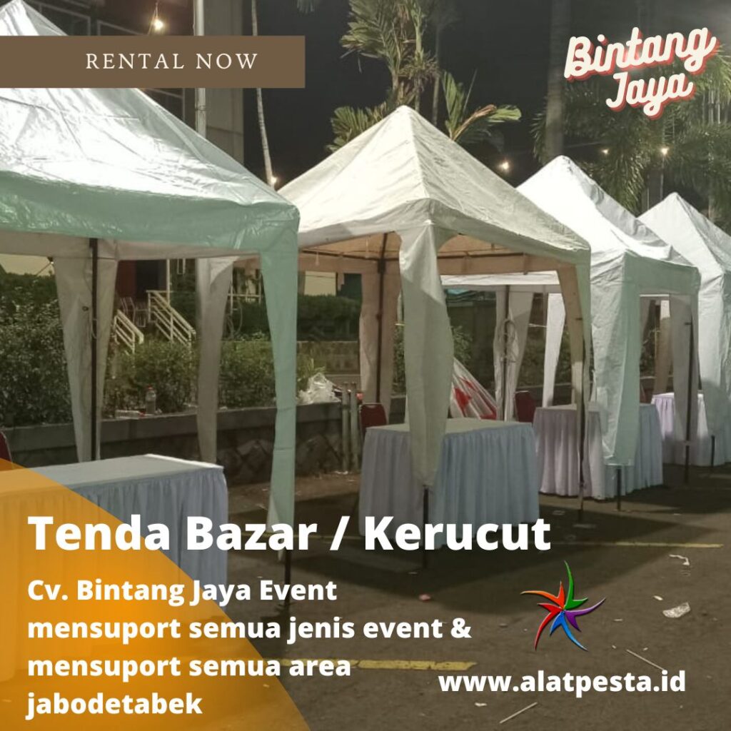 Sewa Tenda Bazar Jembatan Lima Tambora Jakarta Barat