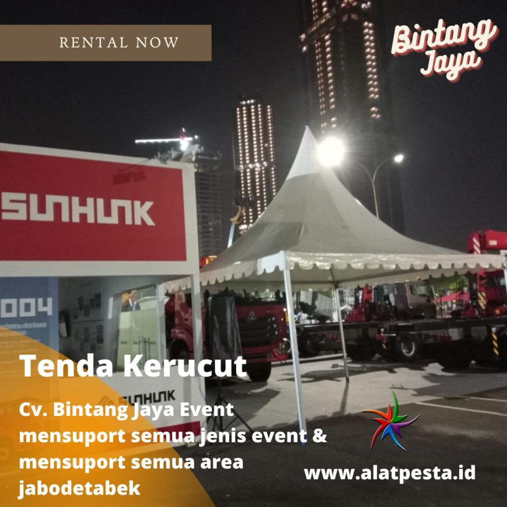Sewa Tenda Kerucut Kebon Jeruk Jakarta Barat