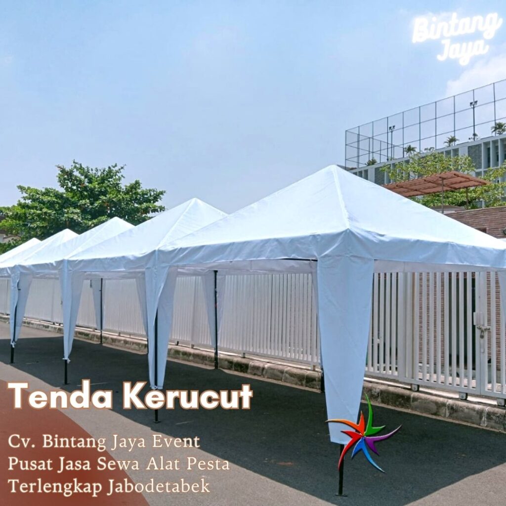 Sewa Tenda Kerucut 3x3m Cibinong Center Industrial Estate Bogor
