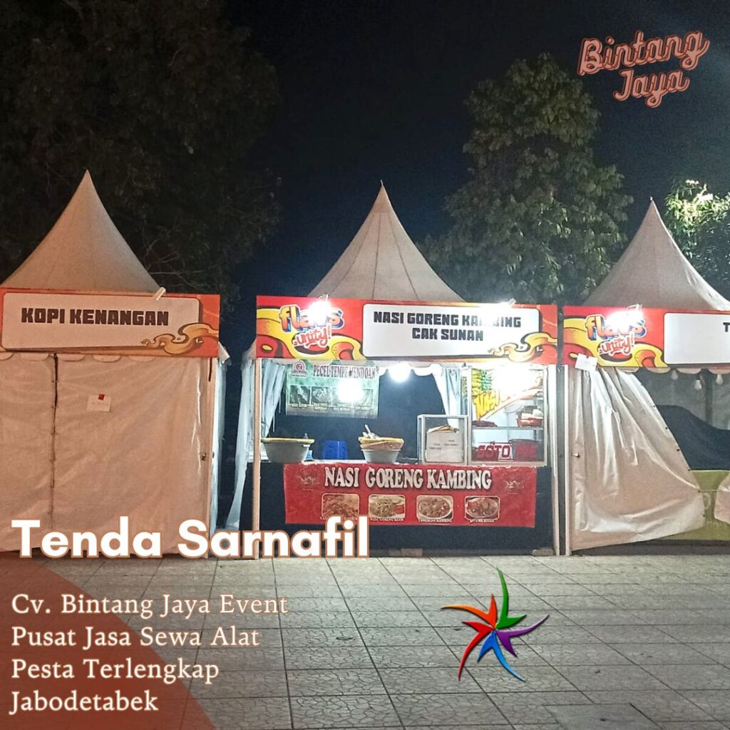 Sewa Tenda Sarnafil 3x3m Terdekat Siap Antar Jakarta