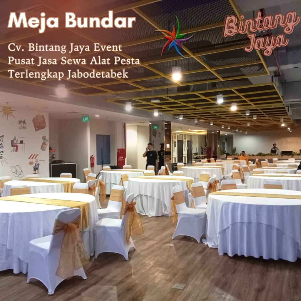 Sewa Meja Bundar Di Kota Purwakarta