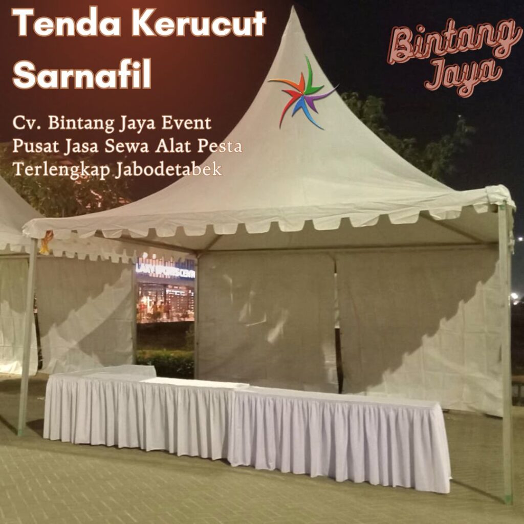 Sewa Tenda Kerucut Sarnafil Di Benda Tangerang Murah