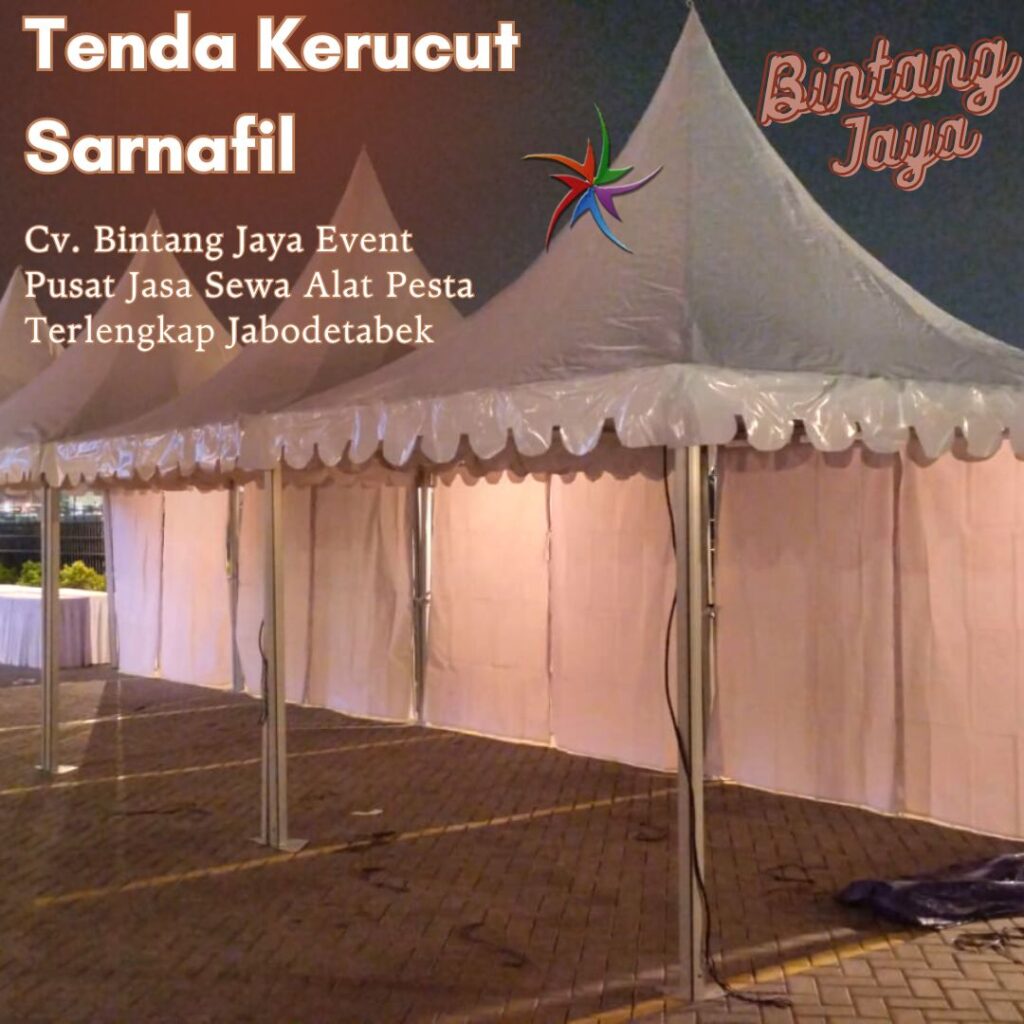 Sewa Tenda Kerucut Sarnafil Di Benda Tangerang Murah