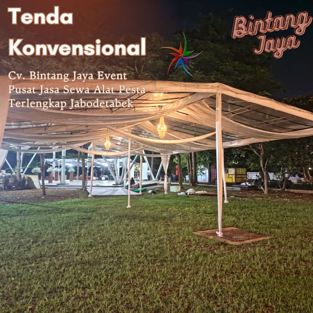 Sewa Tenda Konvensional Transparan Di Cipondoh Tangerang