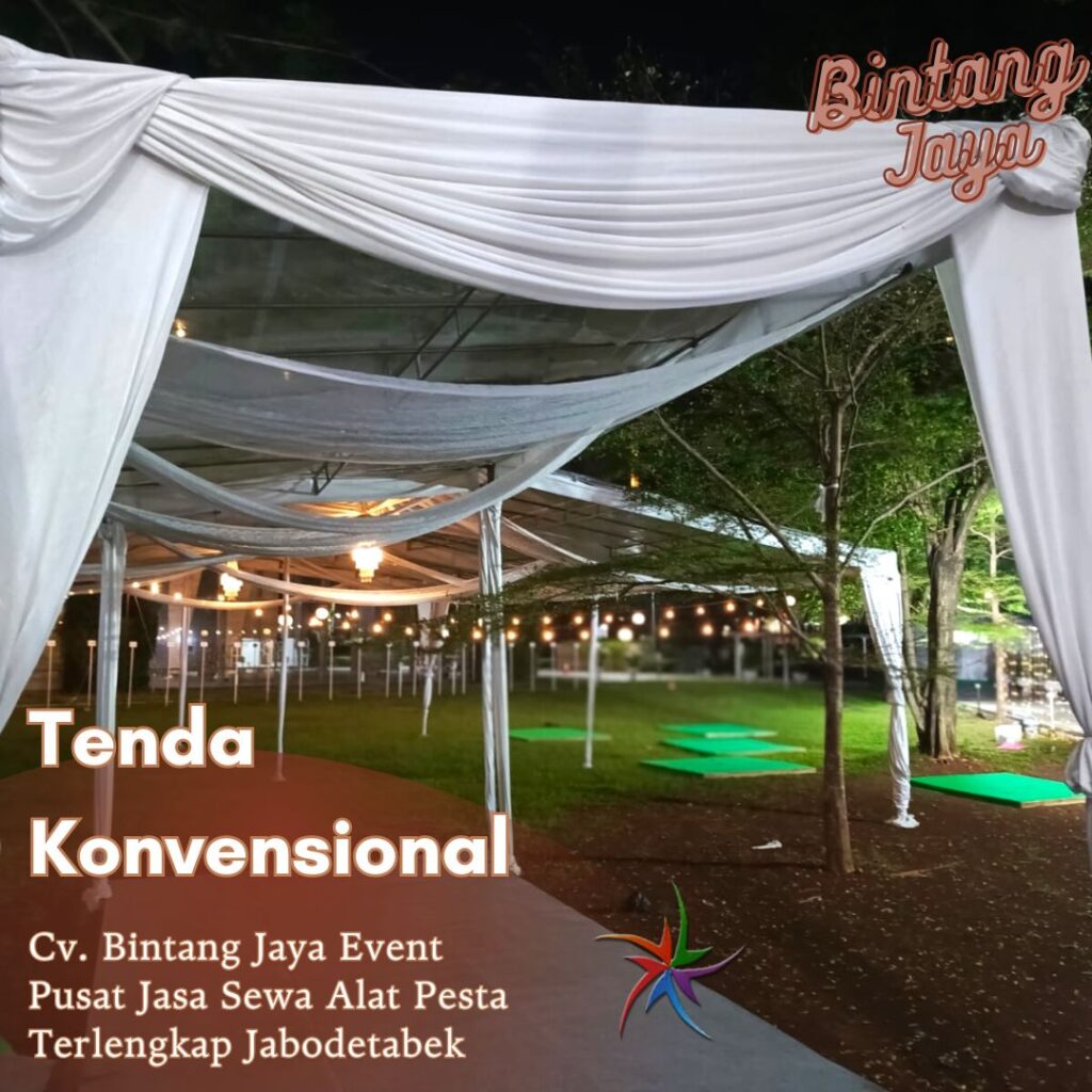 Sewa Tenda Konvensional Transparan Di Cipondoh Tangerang