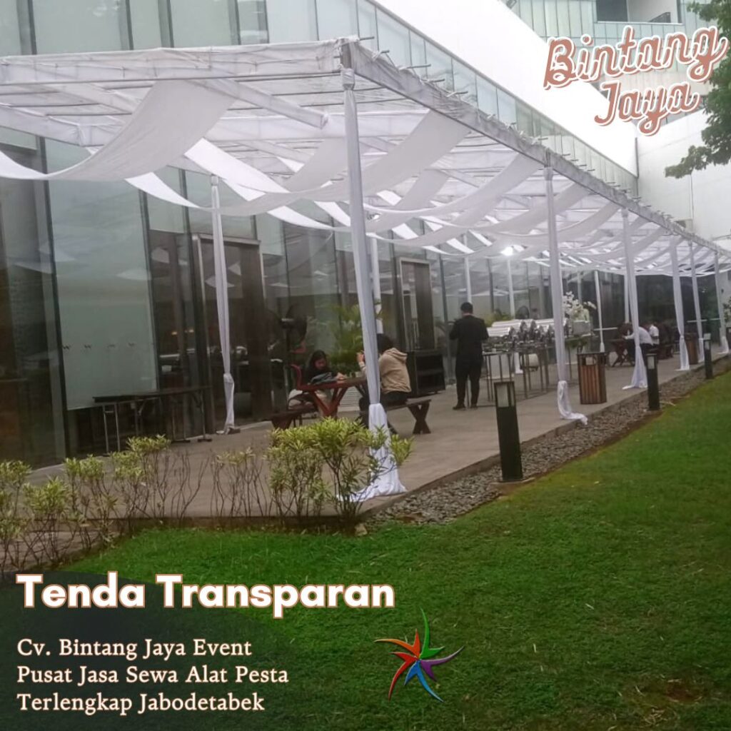 Harga Promo 2024 Sewa Tenda Transparan Vip Exclusive Jakarta