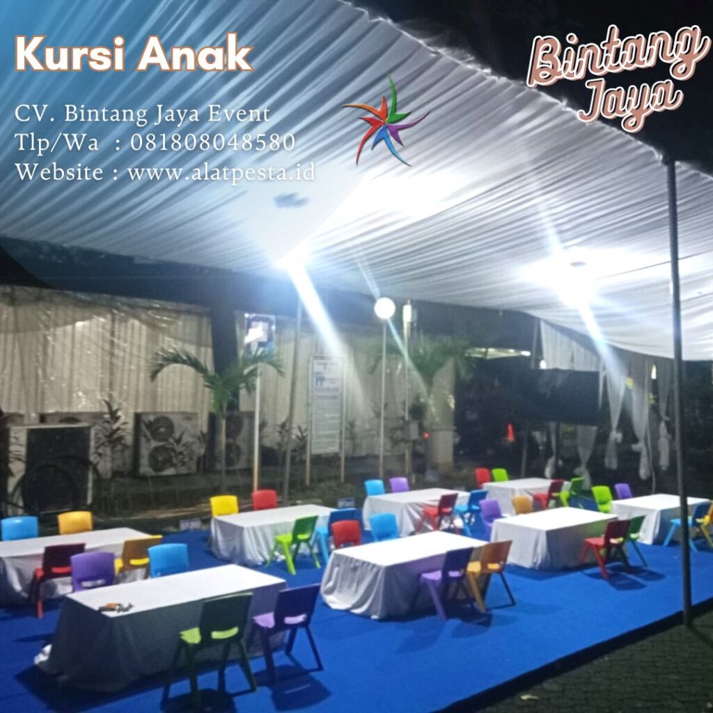 Sewa Kursi Anak Plastik Warna Warni Kota Bogor