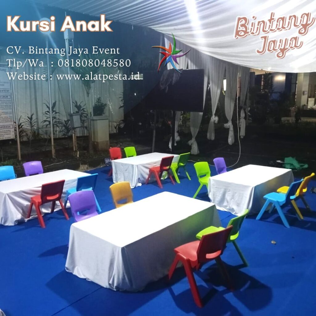 Sewa Kursi Anak Plastik Warna Warni Kota Bogor