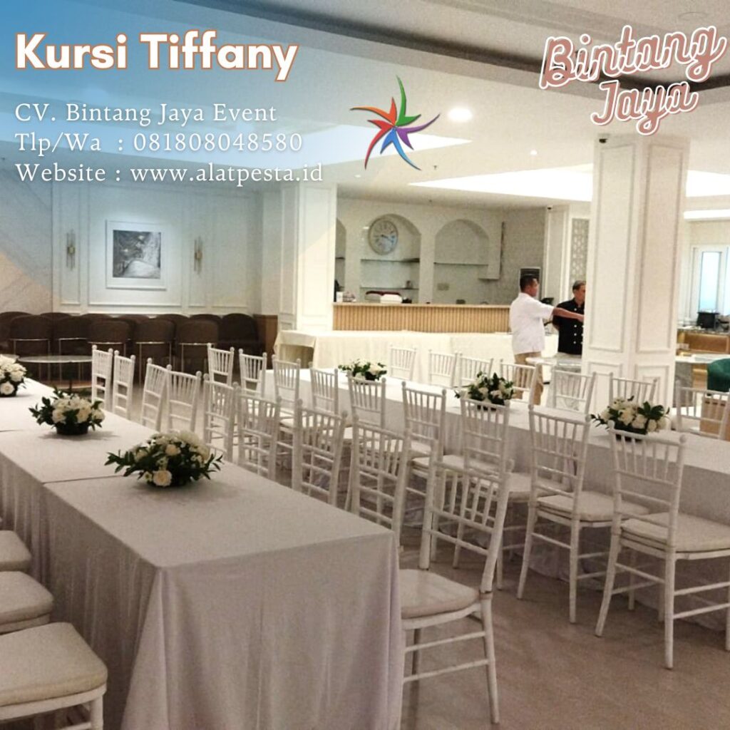 Sewa Kursi Tiffany Kayu Wanayasa Purwakarta