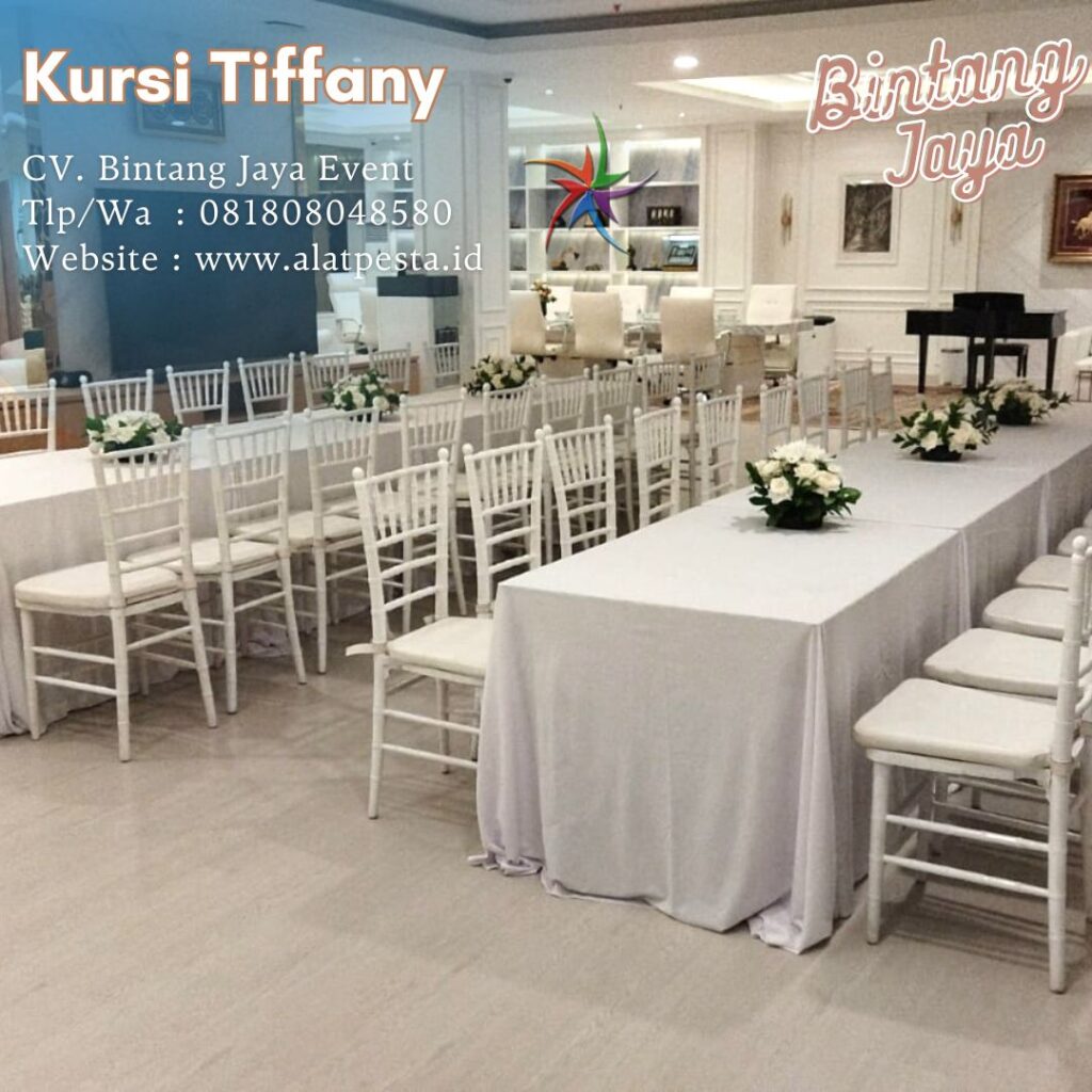 Sewa Kursi Tiffany Kayu Wanayasa Purwakarta