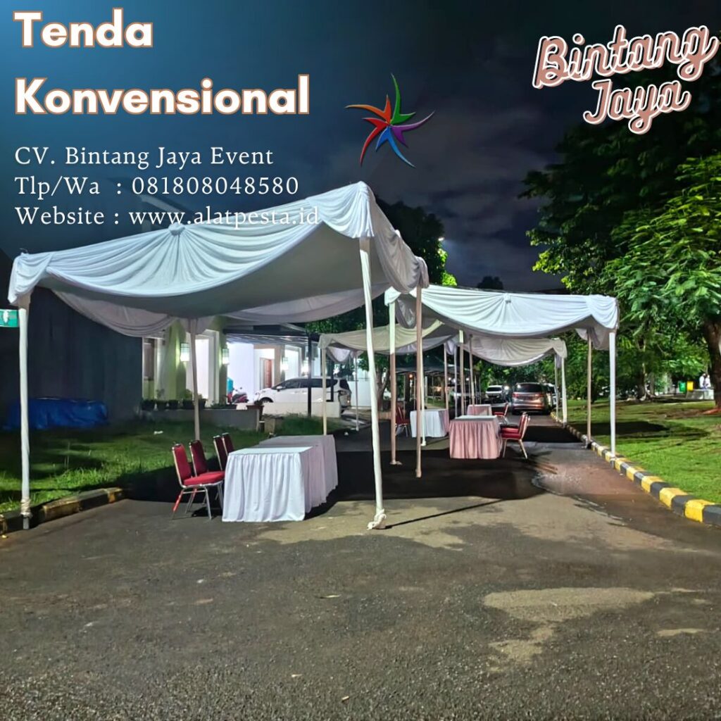 Sewa Tenda Konvensional 2x10 Wilayah Babakancikao Purwakarta