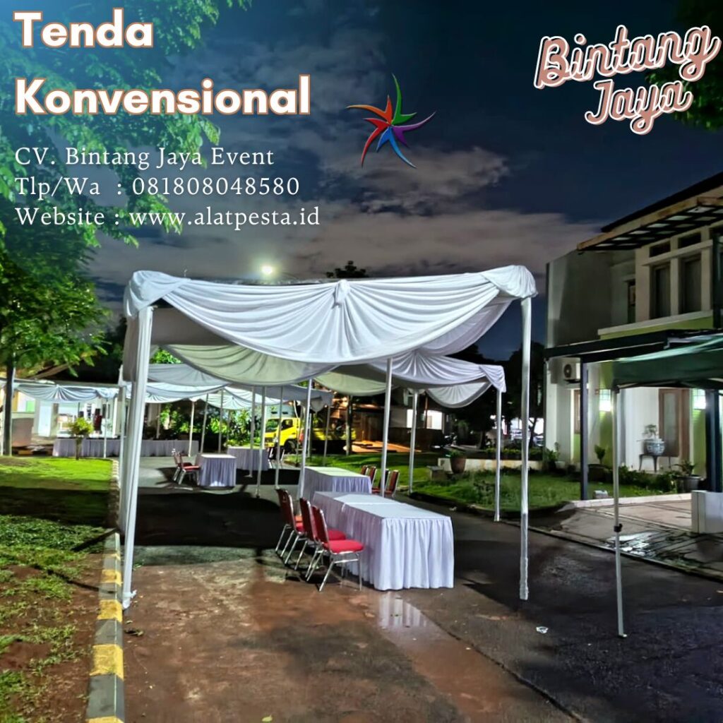 Sewa Tenda Konvensional 2x10 Wilayah Babakancikao Purwakarta