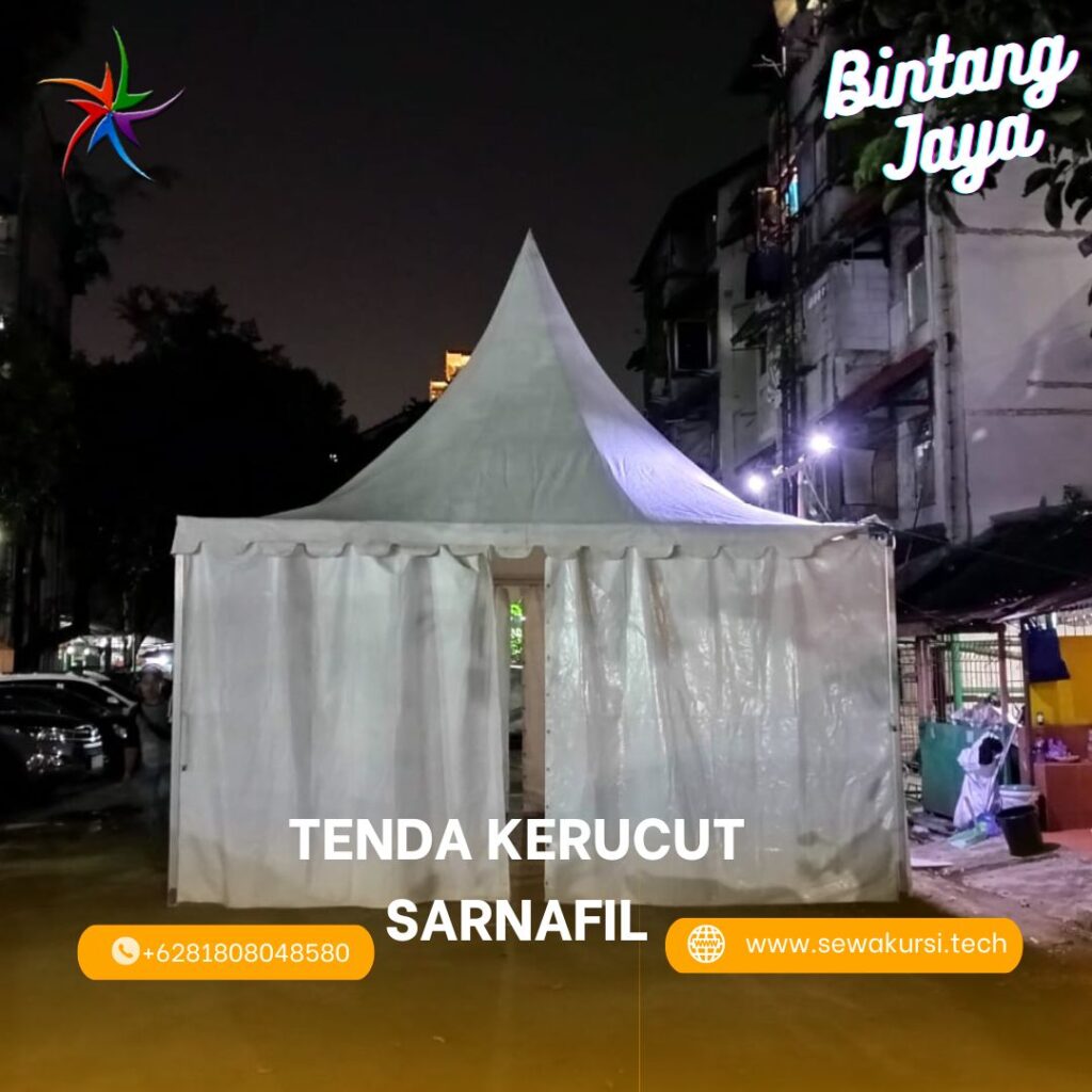 Sewa Tenda Kerucut Sarnafil Taman Sari Jakarta Barat