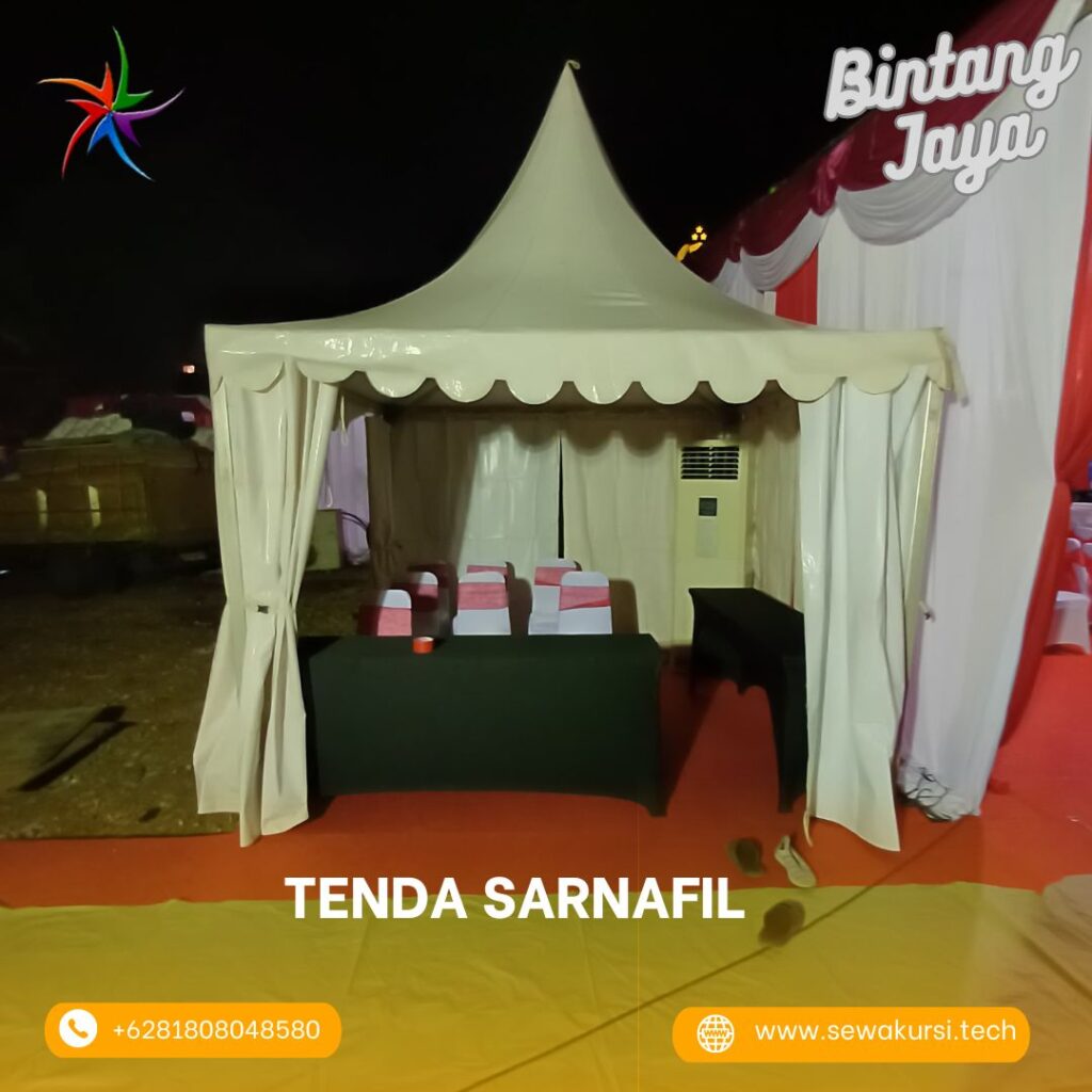 Menyewakan Tenda Sarnafil Kerucut di Bogor