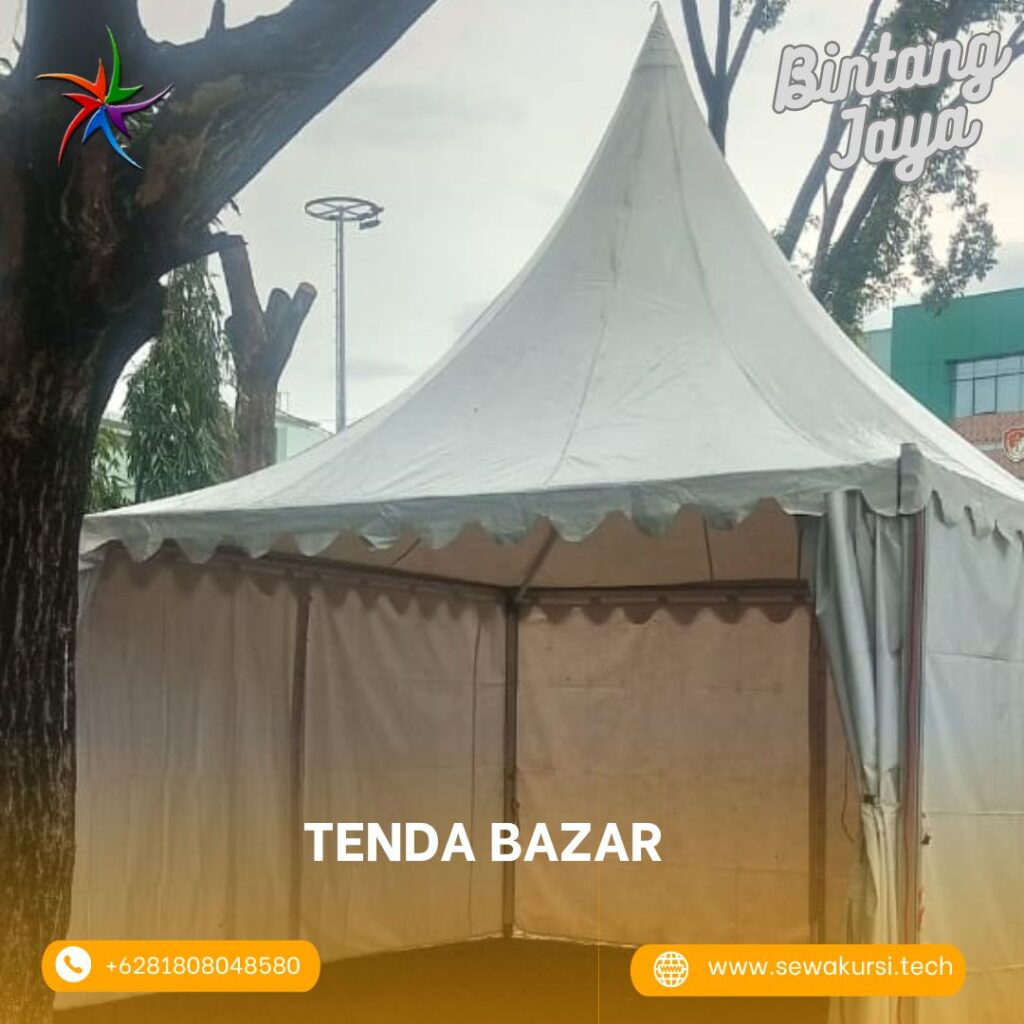 Pusat Sewa Tenda Bazar Sarnafil Stok Banyak di Jakarta
