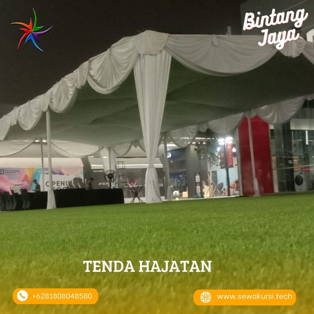 Sewa Tenda Hajatan Permeter Murah Wilayah Jatisampurna Bekasi