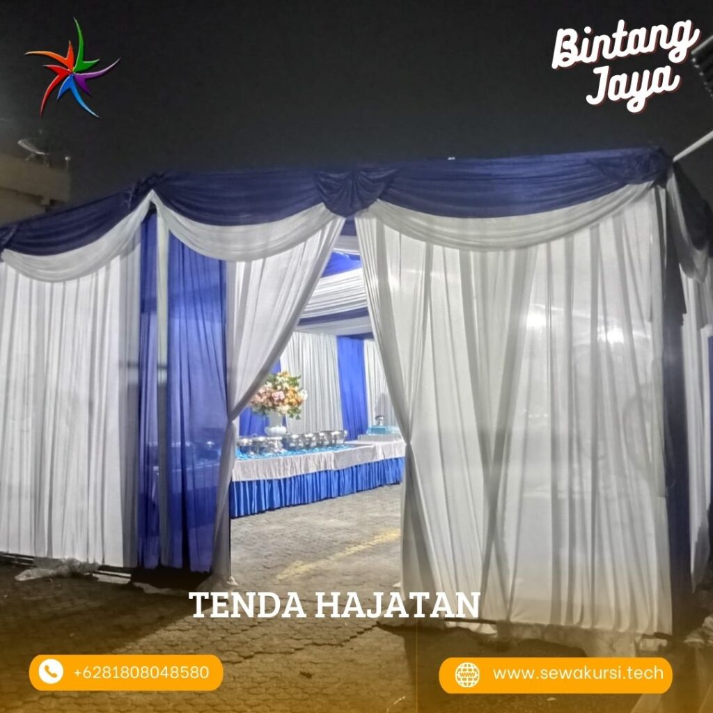 Sewa Tenda Hajatan Permeter Murah Wilayah Jatisampurna Bekasi