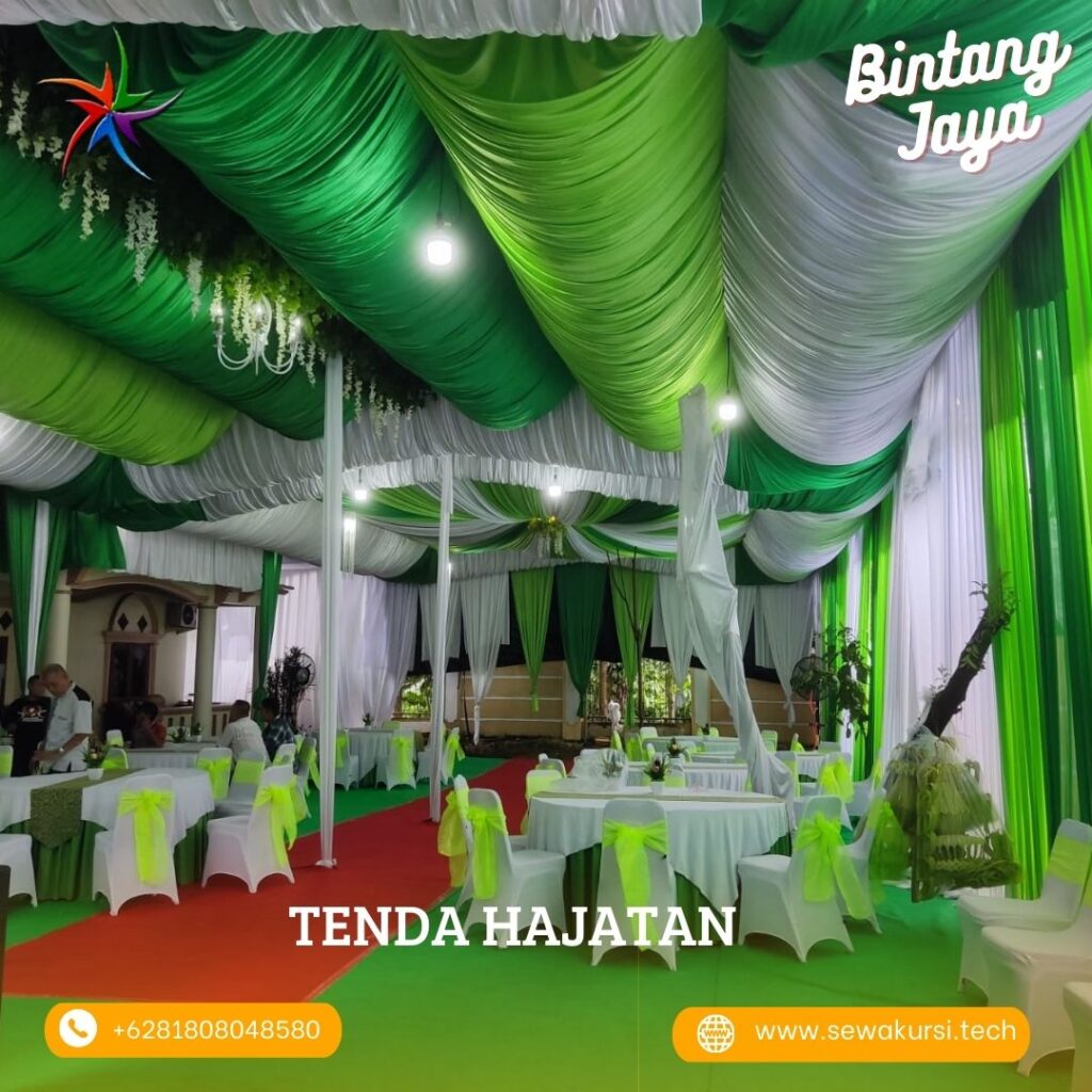 Sewa Tenda Hajatan Permeter Murah Wilayah Jatisampurna Bekasi
