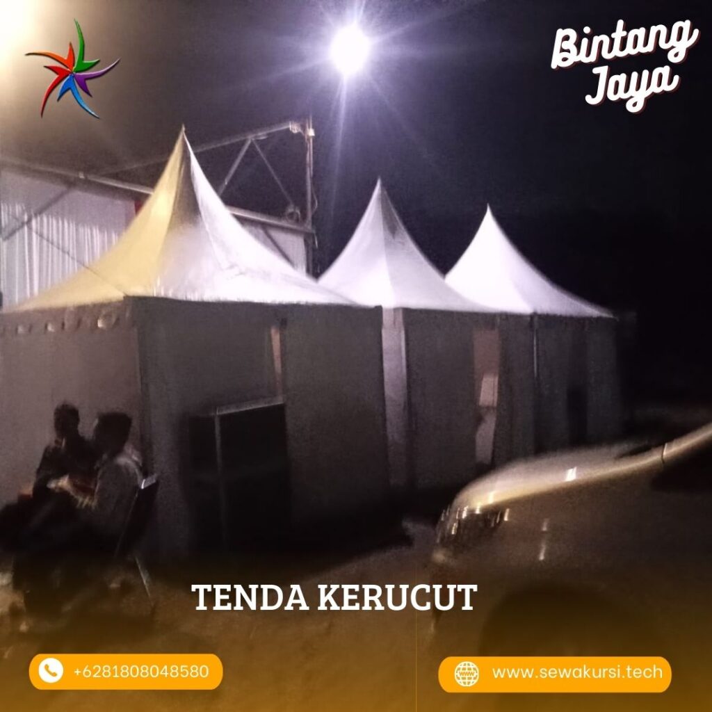 Sewa Tenda Kerucut Sarnafil Siap Kirim Wilayah Jakarta Utara