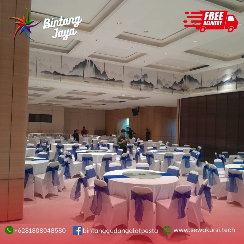 Sewa Meja Bulat Lazy Susan Harga Murah Area Kota Depok