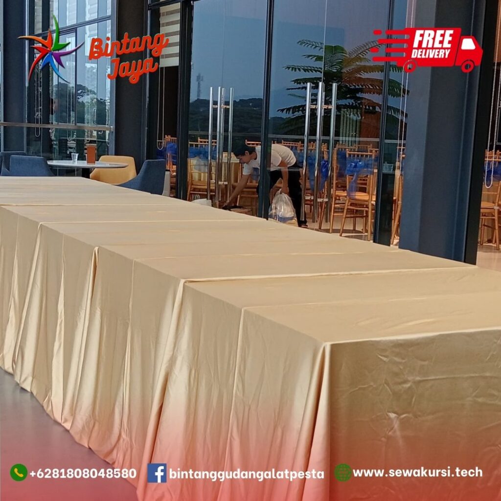 Sewa Meja Panjang Jumbo Murah Area Jakarta Pusat