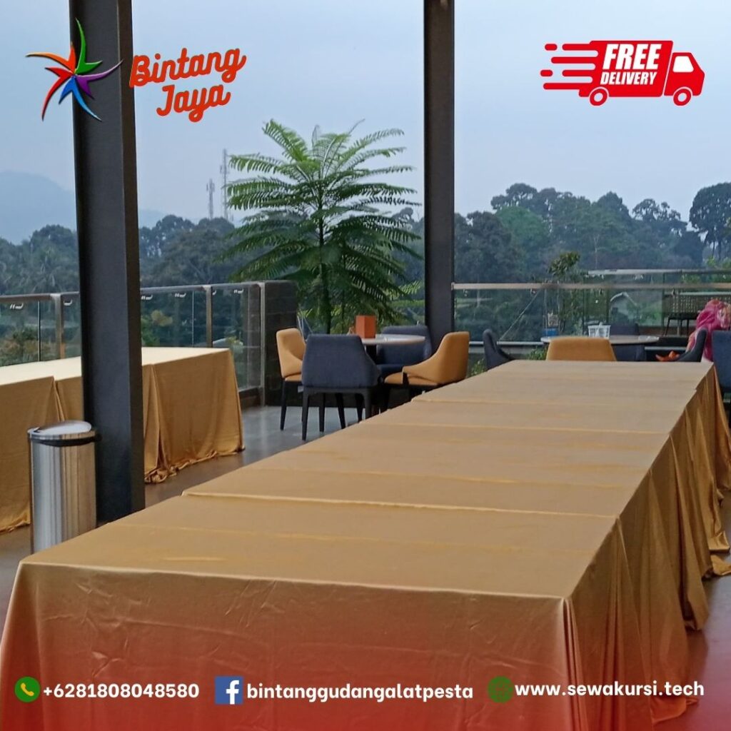 Sewa Meja Panjang Jumbo Murah Area Jakarta Pusat