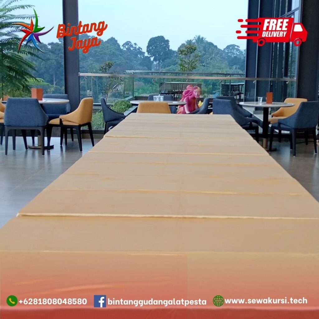 Sewa Meja Panjang Jumbo Murah Area Jakarta Pusat