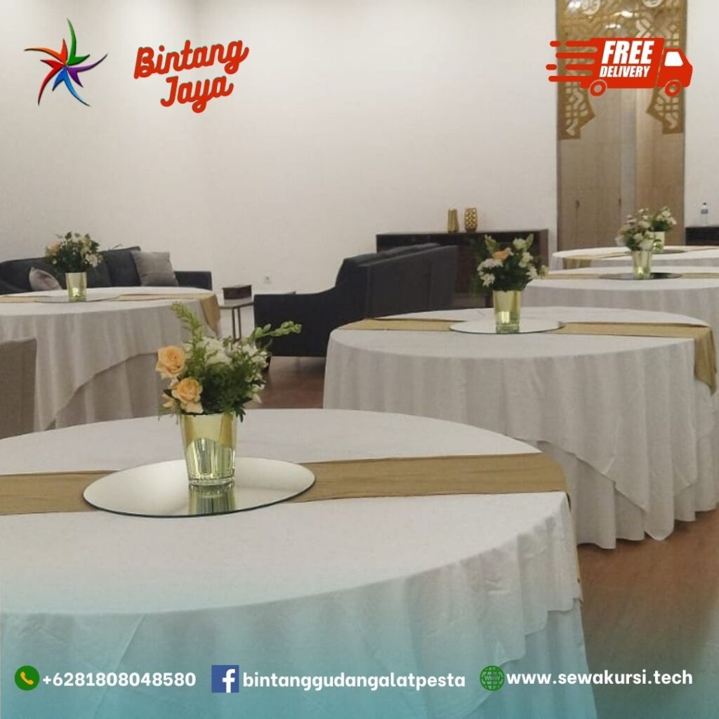 Rental Round Table Jumbo Free Ongkir Jakarta Barat