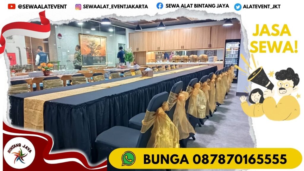 SEWA MEJA KOTAK POMI GOLD JAKARTA
