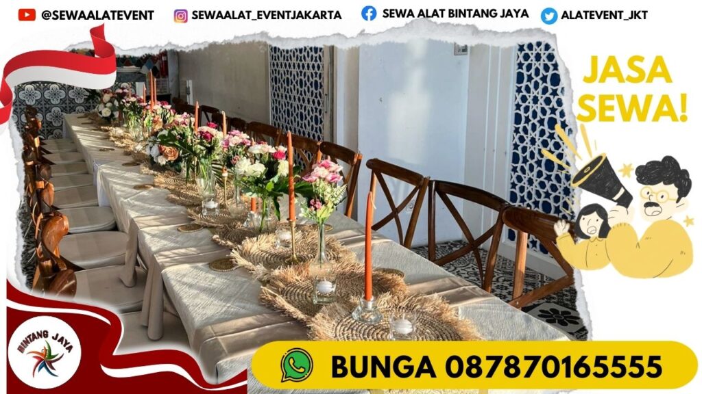 LAYANAN SEWA CROSS BACK CHAIRS JAKARTA