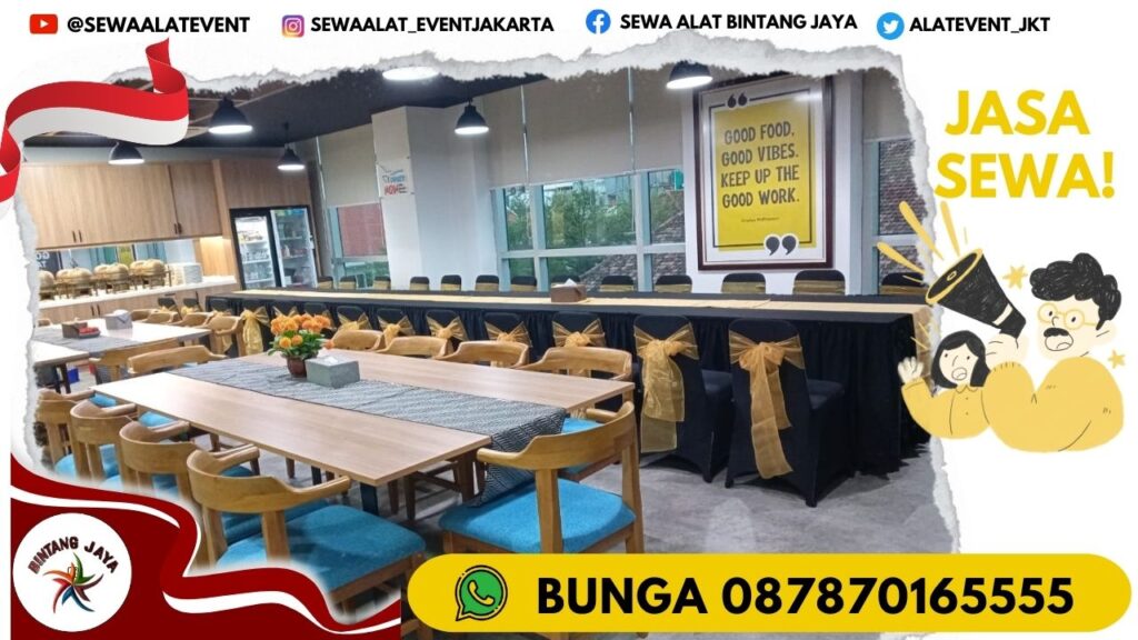 SEWA MEJA KOTAK POMI GOLD JAKARTA