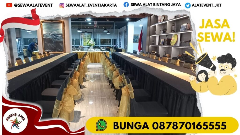 SEWA MEJA KOTAK POMI GOLD JAKARTA