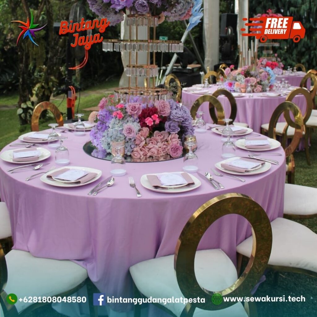 Sewa Meja Jumbo Bundar Diameter 220 Jakarta Free Ongkir