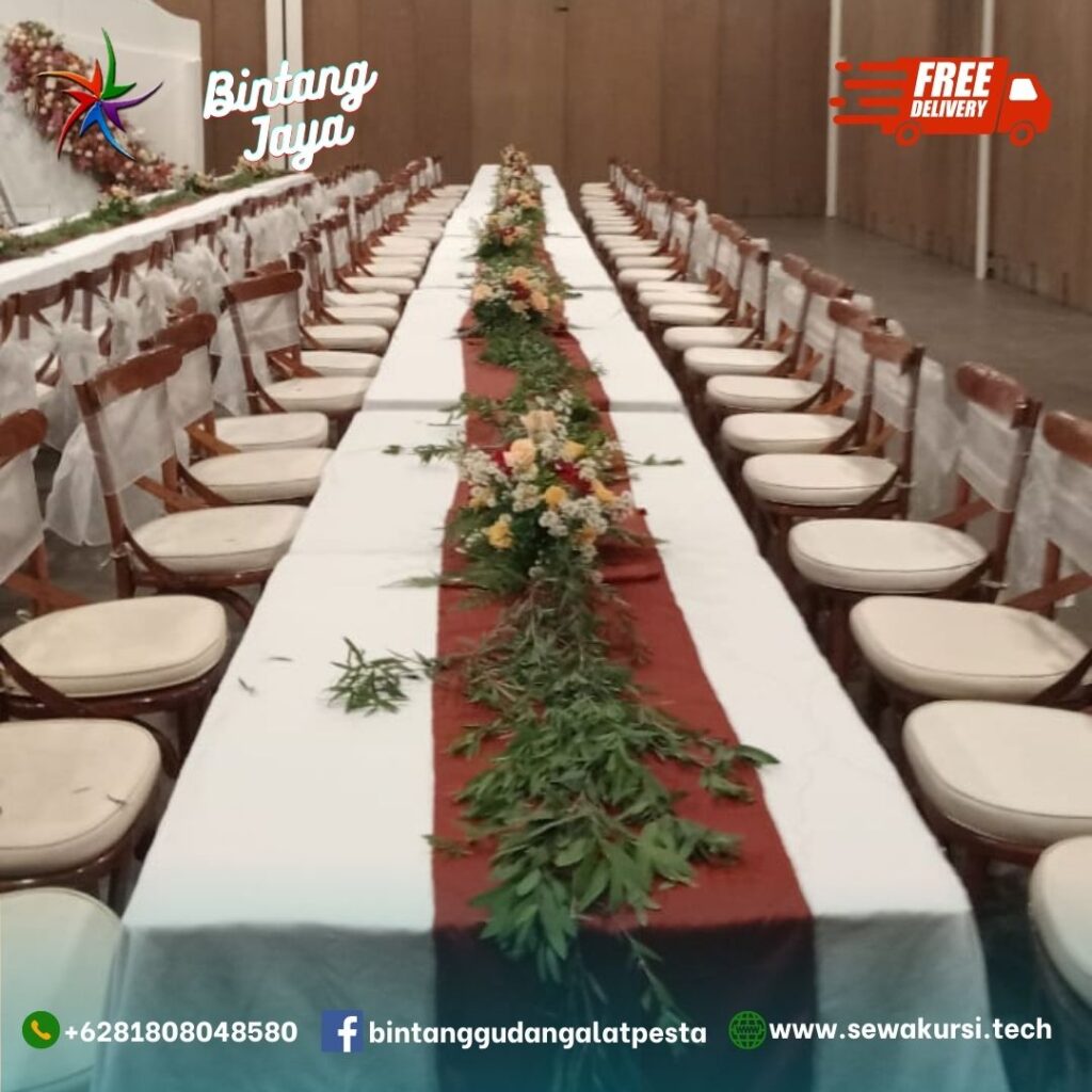 Sewa Meja Panjang Kayu Daerah Kuningan Jakarta