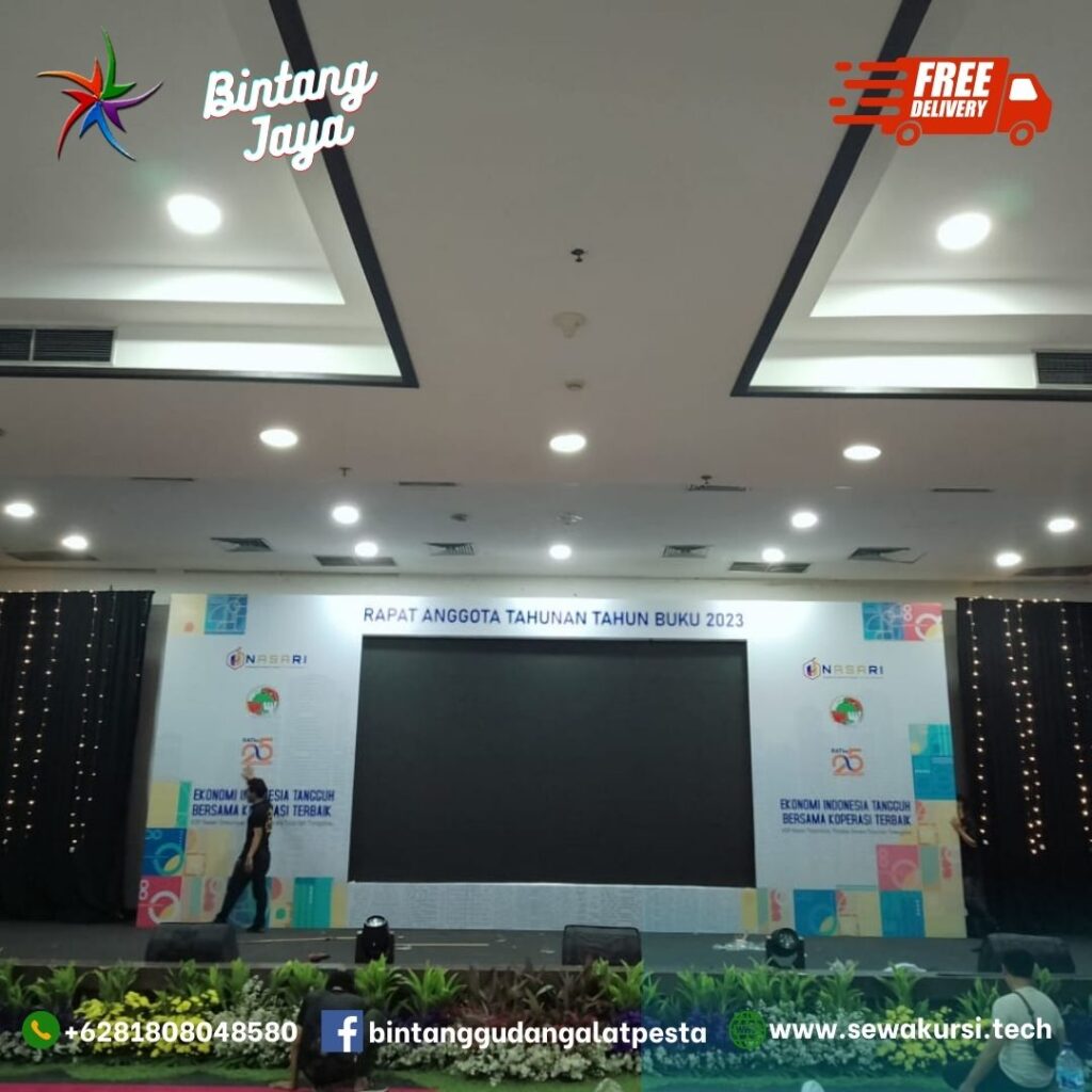 Sewa Panggung Dan Backdrop Hitam Jakarta