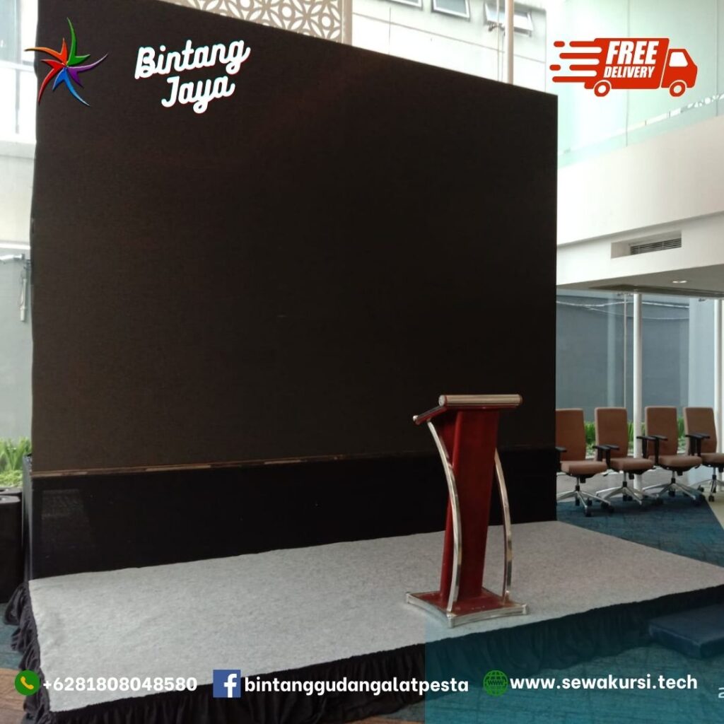 Sewa Panggung Dan Backdrop Hitam Jakarta