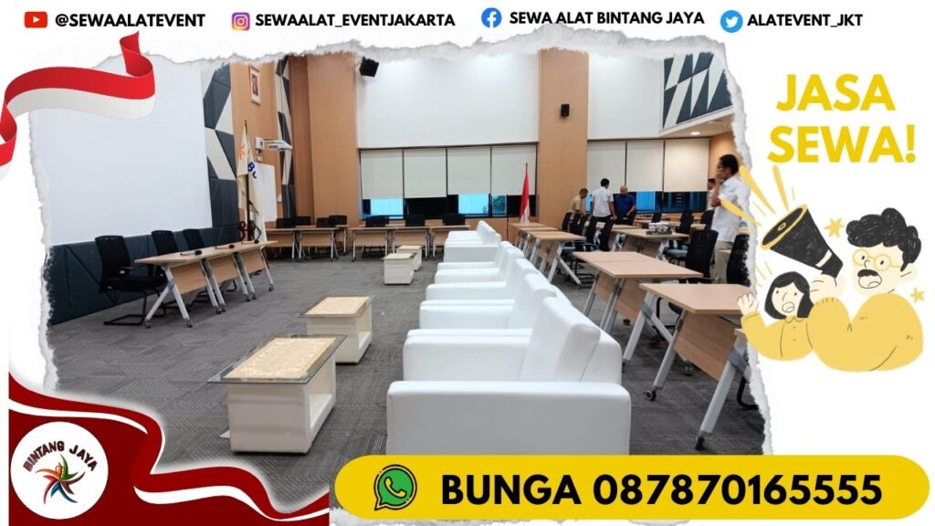 SEWA SOFA TYPE SINGLE SEATER KOTAK PUTIH JAKARTA