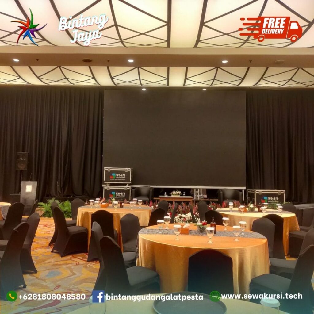 Sewa Meja Bundar Ukuran Jumbo Sedang Dan Standar Jakarta