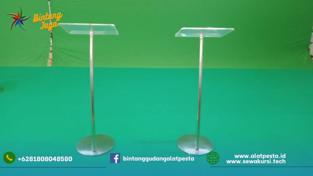 Sewa Podium Coklat Hitam Vip Dan Acrylic di Jakarta